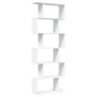 Librería divisor 6 niveles madera ingeniería blanco 70x24x193cm by , Bookcases and shelves - Ref: Foro24-858084, Price: 76,76...