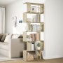 Bücherregal mit 6 Ebenen aus Sonoma-Eichenholz 70x24x193 cm. von , Bücherregale und Regale - Ref: Foro24-858086, Preis: 79,56...