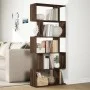 Buchregal Raumteiler 5 Ebenen aus braunem Eichenholz 70x24x161 cm von , Bücherregale und Regale - Ref: Foro24-858099, Preis: ...