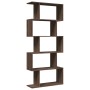 Librería divisora 5 niveles madera marrón roble 70x24x161 cm by , Bookcases and shelves - Ref: Foro24-858099, Price: 67,18 €,...