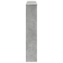 Kaminumrandung aus grauem Beton-Ingenieurholz 100x20x100 cm. von , Zubehör für Holzöfen und Kamine - Ref: Foro24-854574, Prei...