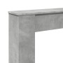 Kaminumrandung aus grauem Beton-Ingenieurholz 100x20x100 cm. von , Zubehör für Holzöfen und Kamine - Ref: Foro24-854574, Prei...