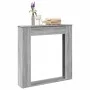 Kaminholzregal in Sonoma-Grau aus Ingenieurholz 100x20x100 cm. von , Zubehör für Holzöfen und Kamine - Ref: Foro24-854576, Pr...