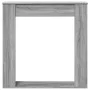 Kaminholzregal in Sonoma-Grau aus Ingenieurholz 100x20x100 cm. von , Zubehör für Holzöfen und Kamine - Ref: Foro24-854576, Pr...