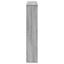 Borde de chimenea madera ingeniería gris Sonoma 100x20x100 cm by , Accessories for wood ovens and fireplaces - Ref: Foro24-85...
