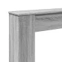 Kaminholzregal in Sonoma-Grau aus Ingenieurholz 100x20x100 cm. von , Zubehör für Holzöfen und Kamine - Ref: Foro24-854576, Pr...