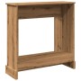 Kaminholzregal aus Eichen-Ingenieurholz, handgefertigt, 90x30x90 cm. von , Zubehör für Holzöfen und Kamine - Ref: Foro24-8545...
