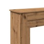 Kaminholzregal aus Eichen-Ingenieurholz, handgefertigt, 90x30x90 cm. von , Zubehör für Holzöfen und Kamine - Ref: Foro24-8545...