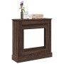 Kaminumrandung aus braunem Eichenholz 90x30x90 cm. von , Zubehör für Holzöfen und Kamine - Ref: Foro24-854595, Preis: 72,12 €...