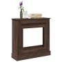 Kaminumrandung aus braunem Eichenholz 90x30x90 cm. von , Zubehör für Holzöfen und Kamine - Ref: Foro24-854595, Preis: 70,95 €...