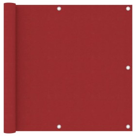 Toldo para balcón tela oxford rojo 90x400 cm de vidaXL, Sombrillas - Ref: Foro24-135037, Precio: 21,25 €, Descuento: %