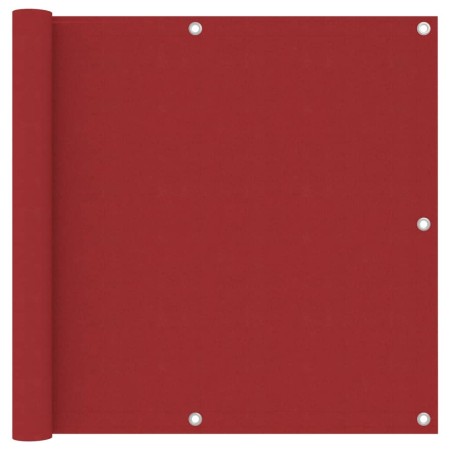 Balkonmarkise aus rotem Oxford-Stoff 90x400 cm von vidaXL, Sonnenschirme - Ref: Foro24-135037, Preis: 21,25 €, Rabatt: %