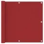 Balcony awning in red Oxford fabric, 90x400 cm. by vidaXL, Umbrellas - Ref: Foro24-135037, Price: 20,81 €, Discount: %