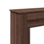 Borde de chimenea madera ingeniería marrón roble 90x30x90 cm by , Accessories for wood ovens and fireplaces - Ref: Foro24-854...