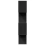 Librería divisora 4 niveles madera ingeniería negra 70x24x129cm by , Bookcases and shelves - Ref: Foro24-858103, Price: 57,46...