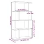 Librería divisora 4 niveles madera ingeniería negra 70x24x129cm by , Bookcases and shelves - Ref: Foro24-858103, Price: 57,46...