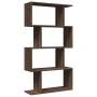 Librería divisora 4 niveles madera marrón roble 70x24x129 cm von , Bücherregale und Regale - Ref: Foro24-858108, Preis: 54,10...