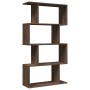 Librería divisora 4 niveles madera marrón roble 70x24x129 cm von , Bücherregale und Regale - Ref: Foro24-858108, Preis: 54,10...