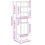 Mueble de baño OTTA madera maciza de pino 35x30x159 cm by , Bathroom furniture - Ref: Foro24-4013459, Price: 102,84 €, Discou...