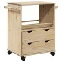 Carrito de cocina OTTA madera maciza de pino 59x45x80 cm von , Küchen- und Speisewagen - Ref: Foro24-4013465, Preis: 124,57 €...