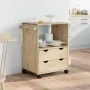 Carrito de cocina OTTA madera maciza de pino 59x45x80 cm von , Küchen- und Speisewagen - Ref: Foro24-4013465, Preis: 124,57 €...