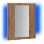 Armario de baño con espejo LED madera roble artisan 40x12x45 cm von , Badezimmerwaschtische - Ref: Foro24-856280, Preis: 43,5...