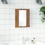 Armario de baño con espejo LED madera roble artisan 40x12x45 cm von , Badezimmerwaschtische - Ref: Foro24-856280, Preis: 43,5...