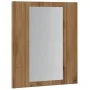 Armario de baño con espejo LED madera roble artisan 40x12x45 cm de , Tocadores de baño - Ref: Foro24-856280, Precio: 42,33 €,...