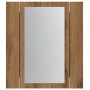 Armario de baño con espejo LED madera roble artisan 40x12x45 cm von , Badezimmerwaschtische - Ref: Foro24-856280, Preis: 43,5...