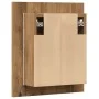 Armario de baño con espejo LED madera roble artisan 40x12x45 cm de , Tocadores de baño - Ref: Foro24-856280, Precio: 42,33 €,...