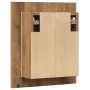 Armario de baño con espejo LED madera roble artisan 40x12x45 cm von , Badezimmerwaschtische - Ref: Foro24-856280, Preis: 43,5...
