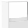 Engineered wood white shelf 100x33x155.5 cm by , Bookcases and shelves - Ref: Foro24-3309393, Price: 109,06 €, Discount: %