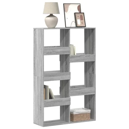 Engineered wood bookshelf in Sonoma gray, 100x33x155.5 cm by , Bookcases and shelves - Ref: Foro24-3309398, Price: 109,06 €, ...