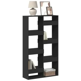 Engineered wood black shelf 100x33x175 cm by , Bookcases and shelves - Ref: Foro24-3309403, Price: 109,35 €, Discount: %