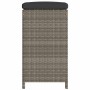 Hochbarhocker für den Garten mit 6 Stück grauen PE-Rattan-Kissen. von , Gartenstühle - Ref: Foro24-368693, Preis: 349,01 €, R...
