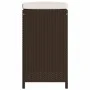 Hochbarhocker für den Garten mit 6 Stück braunen PE-Rattan-Kissen. von , Gartenstühle - Ref: Foro24-368691, Preis: 378,00 €, ...