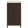Hochbarhocker für den Garten mit 6 Stück braunen PE-Rattan-Kissen. von , Gartenstühle - Ref: Foro24-368691, Preis: 336,32 €, ...