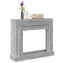 Kaminholzregal in Sonoma-Grau aus Ingenieurholz 100x30x87,5 cm von , Zubehör für Holzöfen und Kamine - Ref: Foro24-854567, Pr...