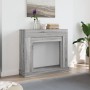 Kaminholzregal in Sonoma-Grau aus Ingenieurholz 100x30x87,5 cm von , Zubehör für Holzöfen und Kamine - Ref: Foro24-854567, Pr...