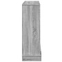 Kaminholzregal in Sonoma-Grau aus Ingenieurholz 100x30x87,5 cm von , Zubehör für Holzöfen und Kamine - Ref: Foro24-854567, Pr...