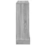 Kaminholzregal in Sonoma-Grau aus Ingenieurholz 100x30x87,5 cm von , Zubehör für Holzöfen und Kamine - Ref: Foro24-854567, Pr...