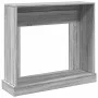 Kaminholzregal in Sonoma-Grau aus Ingenieurholz 100x30x87,5 cm von , Zubehör für Holzöfen und Kamine - Ref: Foro24-854567, Pr...