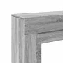 Kaminholzregal in Sonoma-Grau aus Ingenieurholz 100x30x87,5 cm von , Zubehör für Holzöfen und Kamine - Ref: Foro24-854567, Pr...