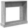 Engineered wood chimney edge in gray concrete, measuring 100x30x87.5cm. by , Accessories for wood ovens and fireplaces - Ref:...