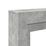 Engineered wood chimney edge in gray concrete, measuring 100x30x87.5cm. by , Accessories for wood ovens and fireplaces - Ref:...