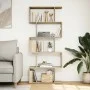 Divider bookcase 5 levels oak Sonoma wood 70x24x161 cm by , Bookcases and shelves - Ref: Foro24-858095, Price: 63,98 €, Disco...