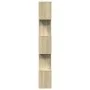 Librería divisora 5 niveles madera roble Sonoma 70x24x161 cm de , Librerías y estanterías - Ref: Foro24-858095, Precio: 64,07...