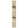Librería divisora 5 niveles madera roble Sonoma 70x24x161 cm de , Librerías y estanterías - Ref: Foro24-858095, Precio: 67,52 €