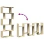 Divider bookcase 5 levels oak Sonoma wood 70x24x161 cm by , Bookcases and shelves - Ref: Foro24-858095, Price: 63,98 €, Disco...