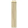 Engineered wood Sonoma oak chimney edge 100x20x100 cm by , Accessories for wood ovens and fireplaces - Ref: Foro24-854573, Pr...